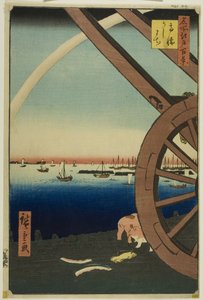 Ushimachi at Takanawa, from the series "One Hundred Famous Views of Edo"