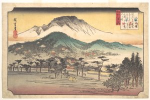 Vesper Bells at Mii Temple by Utagawa Hiroshige
