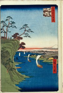 View of Konodai and the Tone River, One Hundred Famous Views of Edo