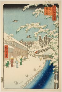 Yabu Street at the Foot of Atago Hill, from the series 
