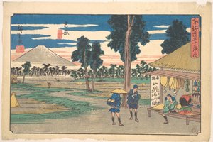 Yoshiwara by Utagawa Hiroshige