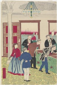 Foreigners at Billiard Game