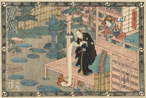 The Loyal League of Forty-seven Ronin (Act VII) by Utagawa Hiroshige II