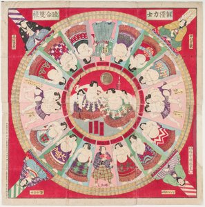 Sugoroku Game by Utagawa IV Kunimasa