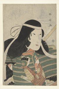 Bust Portrait of Iwai Kumesaburo by Utagawa Kunimasa