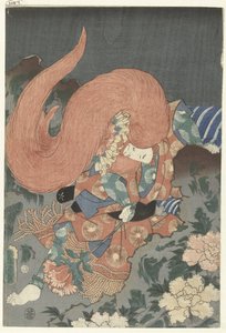 Actor as Lion Dancer by Utagawa Kunisada (I)