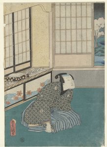 The Third Month (Modern Genji Stories During the Twelve Months) by Utagawa Kunisada (I)