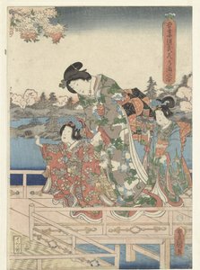 A Spring Banquet for the Eastern Genji by Utagawa Kunisada (I)