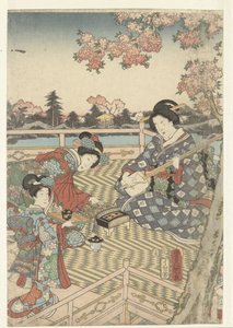 A Spring Banquet for the Eastern Genji by Utagawa Kunisada (I)