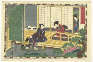 Chapter 35 (Faithful Depictions of the Shining Prince) by Utagawa Kunisada (I)