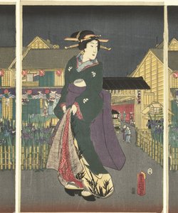 Irises in Full Bloom by Utagawa Kunisada (I)