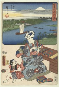 Kawasaki by Utagawa Kunisada (I)