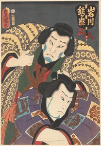 Sumo wrestlers Tetsugadake Dazaemon and Iwagawa Jirôkichi