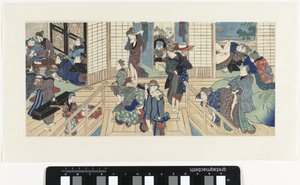 Scenes in a Brothel by Utagawa Kunisada (I)