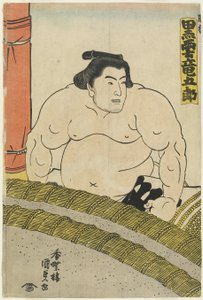 The Wrestler Kurokumo Tatsugoro of the Higo Stable, 1830-1844 by Utagawa Kunisada