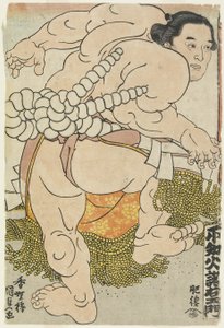 The Yokozuna Wrestler Shiranui Dakuemon of the Higo Stable by Utagawa Kunisada