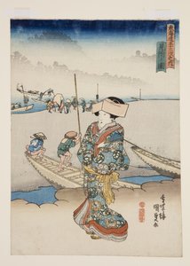 View of Mitsuke by Utagawa Kunisada
