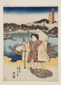 View of Miya by Utagawa Kunisada