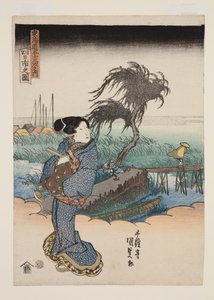 View of Yokkaichi by Utagawa Kunisada