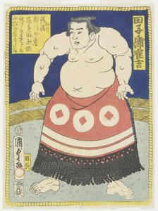 Wrestler Tagonoura Tsurukichi by Utagawa Kunisada II