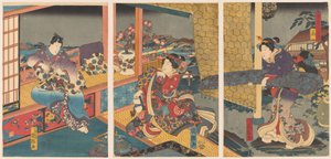Flowers by Utagawa Kuniteru