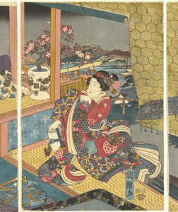 Flowers by Utagawa Kuniteru