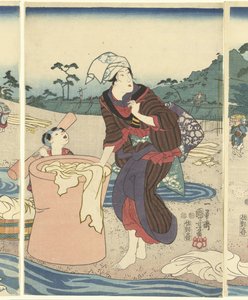 The Chofu Tama River in the Province of Musashi