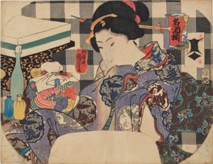 Famous Brands of Sake by Utagawa Kuniyoshi