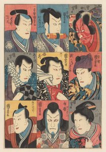 Ichikawa Danjūrō VIII in Eight Different Roles
