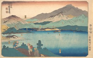 Minakuchi, Ishibe, Kusatsu, Otsu, Kyoto, 1840 by Utagawa Kuniyoshi