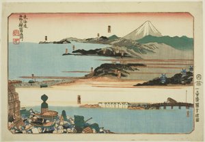 Nihonbashi, Shinagawa, Kawasaki, and Kanagawa, from the series 
