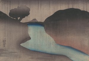 Ochanomizu in the Rain, mid-19th century