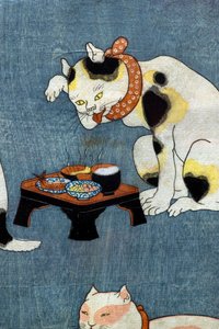 Proverbs Illustrated by Cats, c.1852