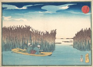 Seaweed Gatherers at Omori by Utagawa Kuniyoshi
