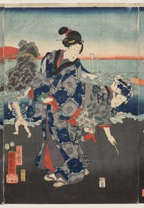 Sunrise at Futami Bay by Utagawa Kuniyoshi