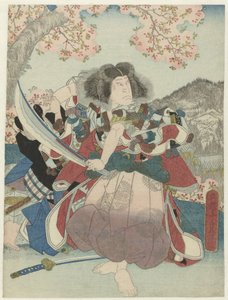 Nakamura Utaemon IV as Oniwakamaru in the Play 