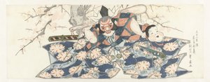 A Warrior Holding a Pestle by Utagawa Toyohiro
