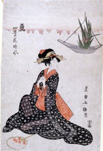 Flowers of the Four Seasons Cool as Girls by Utagawa Toyokuni