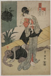 The Sixth Month from the series The Twelve Felicitous Months in Edo Brocades