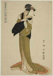 Hamamuraya: Segawa Kikunojo III, from the series "Portraits of Actors on Stage" by Utagawa Toyokuni I