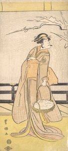 Nakayama Tomisaburo in a Female Role by Utagawa Toyokuni I
