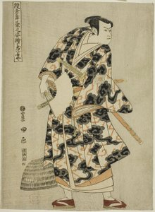 Tachibanaya: Ichikawa Yaozo III as Fuwa Banzaemon, from the series "Portraits of Actors on Stage (Yakusha butai no sugata-e)"