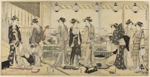 The Four Seasons in the South: Summer Scene by Utagawa Toyokuni I