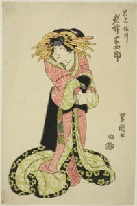 The Actor Iwai Hanshiro as a Courtesan by Utagawa Toyokuni I