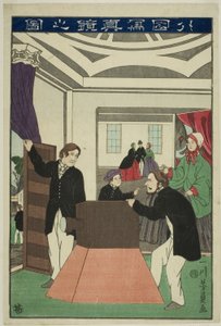 A Foreign Camera by Utagawa Yoshikazu