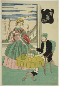 French by Utagawa Yoshikazu