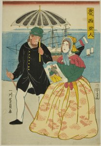 Russians by Utagawa Yoshikazu