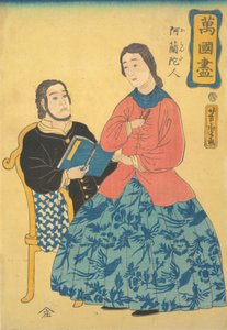Dutchmen, 1860 by Utagawa Yoshitora