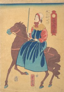 English Woman on Horseback