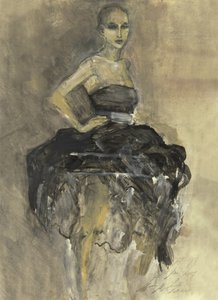 Elegant Woman in Black